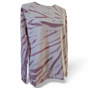 Lucky Brand Sweatshirt Sz L Purple White